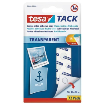 Ljepilo obostrano non permanentno pk60 Tack Tesa 59400 prozirno