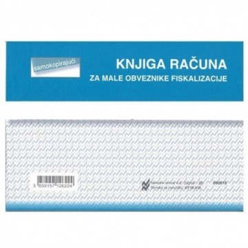 Knjiga računa za fiskalizaciju IX-410 A6 format