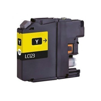Tinta Brother LC-123 Y žuta/yellow zamijenska