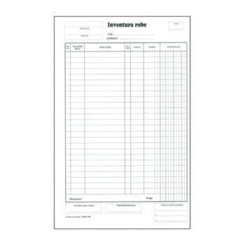 Inventura robe A4 100 listova IR-100