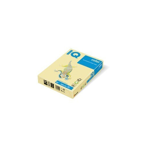 Papir A4 fotokopirni 80g IQ color pastel YE23 Yellow 500/1