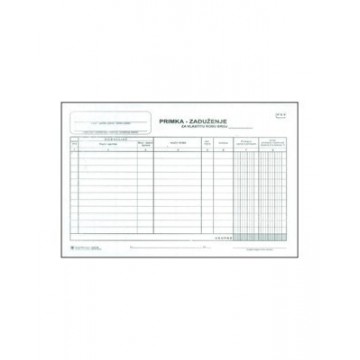 VII-52 Primka-zaduženja za...