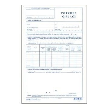 Potvrda o plaći ER-1/nrc