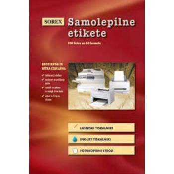 Etikete laser 105x70 100/1 plave