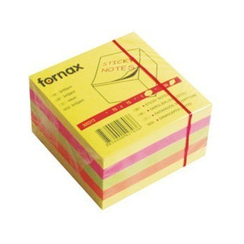 Blok samoljepljivi 75x75mm 450 listova neon mix
