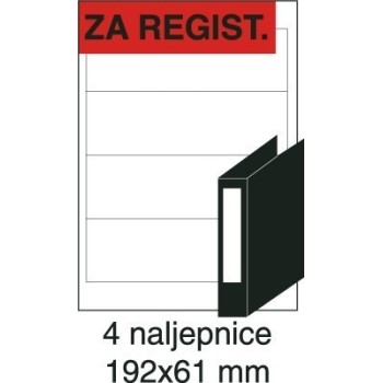 Etikete laser 192x61 100/1 bijele