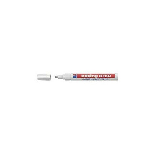 Marker industrijski lakirajući 2-4mm Edding 8750 bijeli
