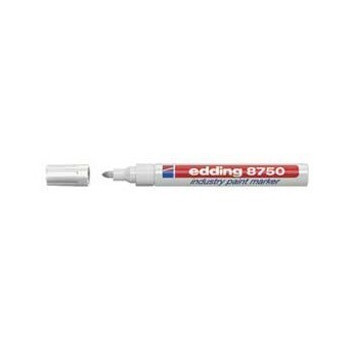 Marker industrijski lakirajući 2-4mm Edding 8750 bijeli