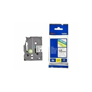 Ribbon BROTHER 18mm crna na prozirnoj - TZE141