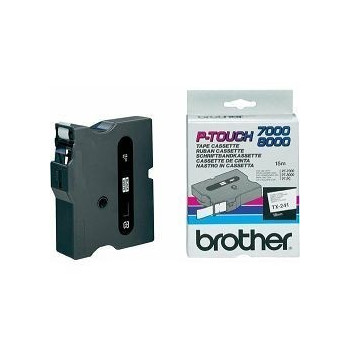 Ribbon BROTHER TX241 18mm crna na bijelom