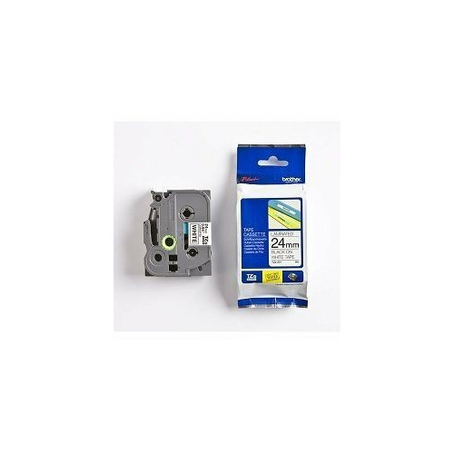 Ribbon BROTHER 24mm crna na bijeloj - TZE251