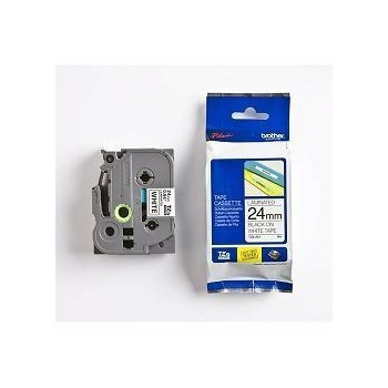 Ribbon BROTHER 24mm crna na bijeloj - TZE251