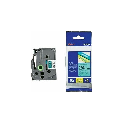 Ribbon BROTHER 24mm crna na zelenoj - TZE751