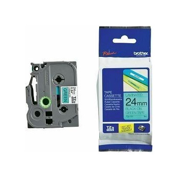 Ribbon BROTHER 24mm crna na zelenoj - TZE751