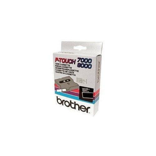Ribbon BROTHER TX355 24mm bijela na crnoj laminirana