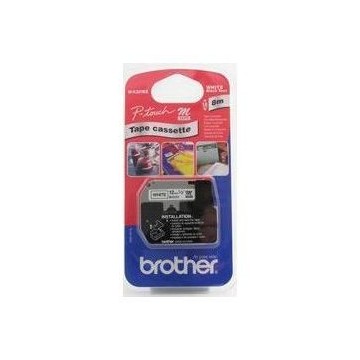 Ribbon BROTHER 12mm crna na bijeloj MK231BZ - THERMODESTRUCTIVE