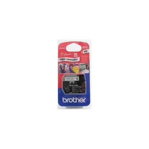 Ribbon BROTHER 12mm crna na bijeloj MK231BZ - THERMODESTRUCTIVE