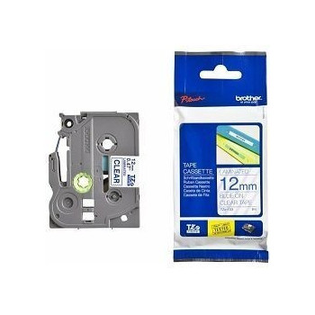 Ribbon BROTHER 12mm plava na prozirnoj - TZE133