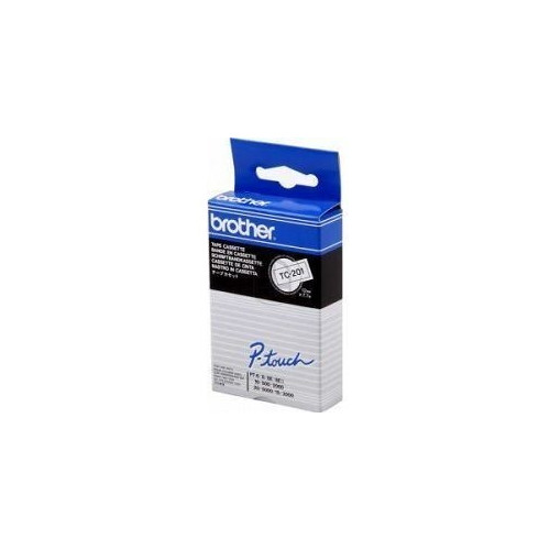 Ribbon BROTHER 12mm crna na bijeloj TC201