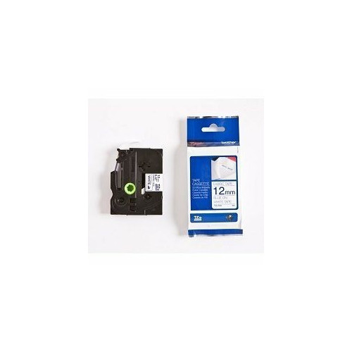 Ribbon BROTHER 12mm plava na bijelom Fabric tape - TZEFA3