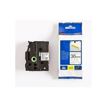 Ribbon BROTHER 36mm crno na bijelom strong adhesiv - TZES261