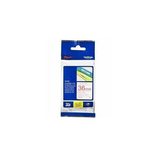 Ribbon BROTHER 36mm crvena na bijelom - TZE262