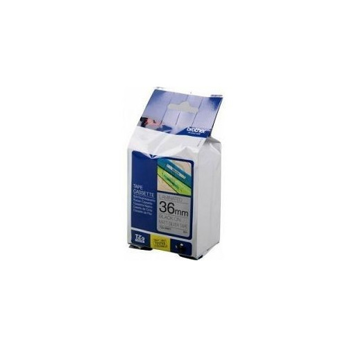 Ribbon BROTHER 36mm crna na mat srebrnoj - TZEM961
