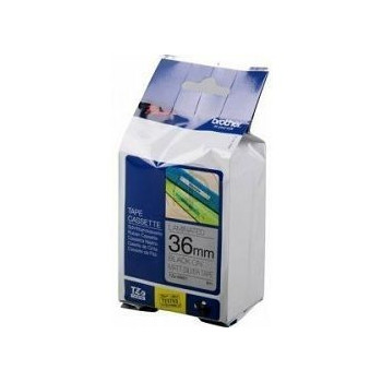 Ribbon BROTHER 36mm crna na mat srebrnoj - TZEM961