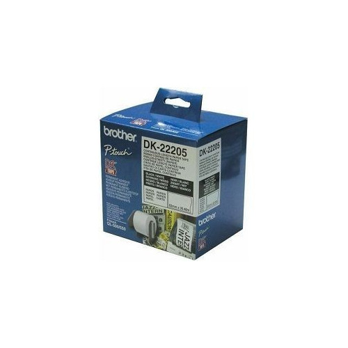 Ribbon BROTHER DK22205 papirna traka 62mm-Šx30.48m-D