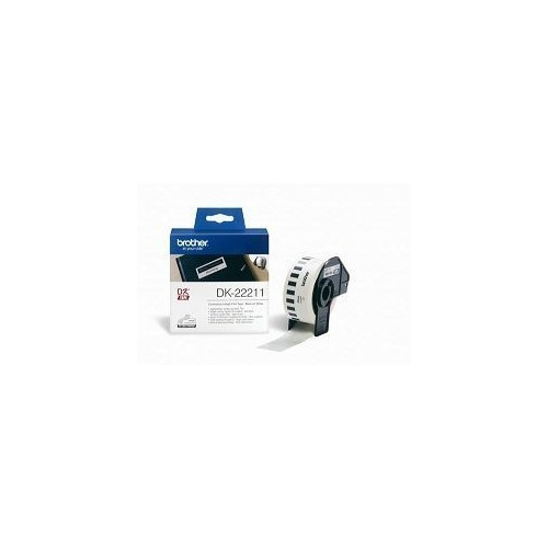 Ribbon BROTHER DK22211 bijela film papirna traka 29mm u dužini 15.24m