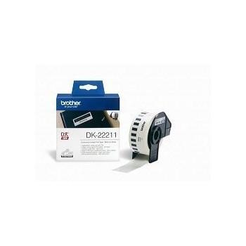 Ribbon BROTHER DK22211 bijela film papirna traka 29mm u dužini 15.24m
