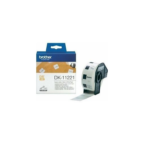 Ribbon BROTHER DK11221 naljepnice 23x23mm Square paper label - 1000 komada