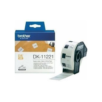 Ribbon BROTHER DK11221 naljepnice 23x23mm Square paper label - 1000 komada