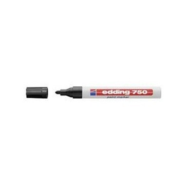 Marker permanentni lakirajući 2-4mm Edding 750 crni