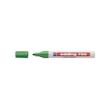 Marker permanentni lakirajući 2-4mm Edding 750 zeleni