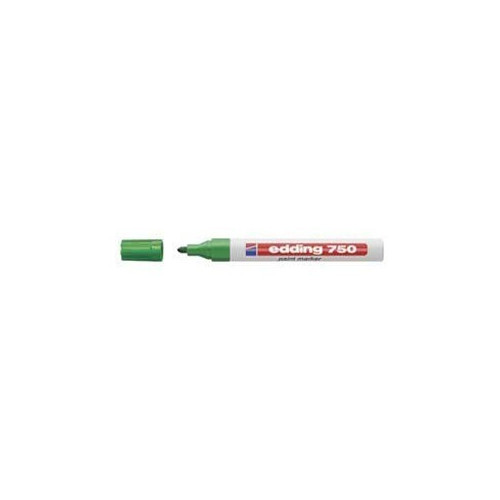 Marker permanentni lakirajući 2-4mm Edding 750 zeleni