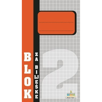 Blok za bilješke br.2 dimenzije 6,4x11,5cm 50 listova