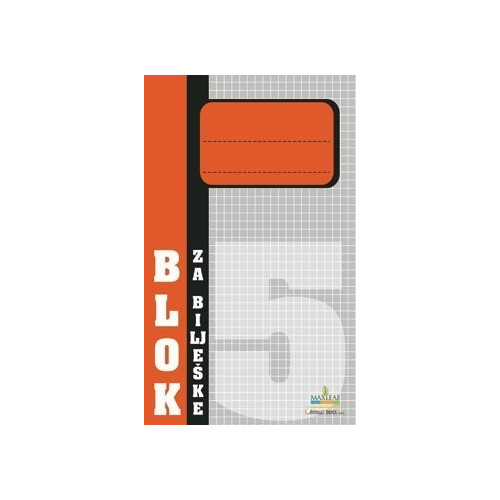 Blok za bilješke br.5 dimenzije 11,2x17cm 50 listova