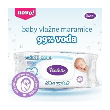 Vlažne maramice Teta Violeta 99% vode
