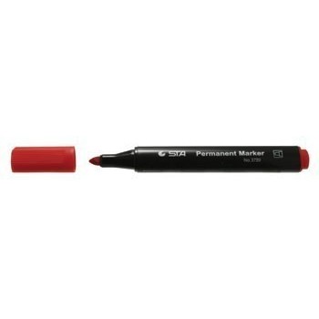 Marker permanentni STA 1,5-3mm crveni
