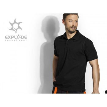Majica radna Polo, muška, velike čvrstoće i gustoće šivanja, CARBON