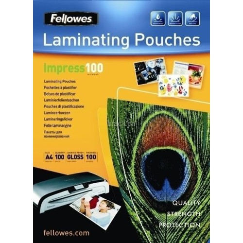 Folija za plastifikaciju A4 100mic sjajna Fellowes
