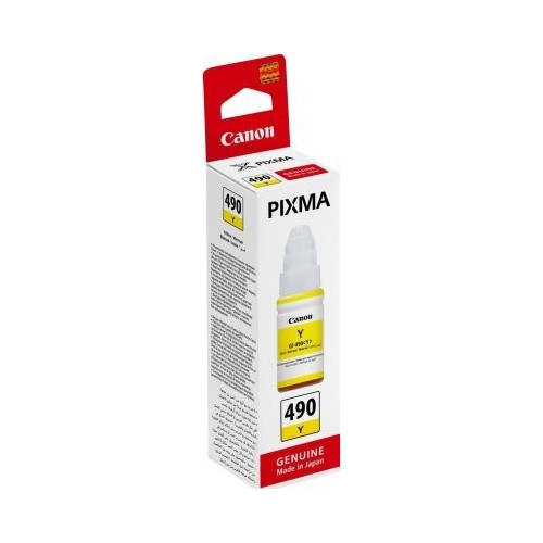 Tinta CANON GI-490 žuta yellow