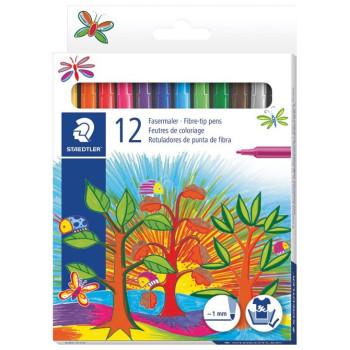 Flomaster školski 12boja Noris Club Staedtler