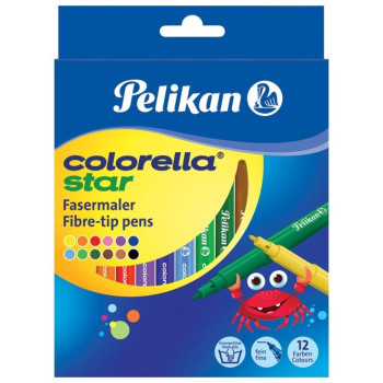 Flomaster školski 12boja Colorella star C302/12 Pelikan