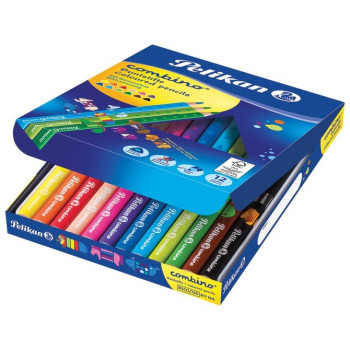 Boje drvene 12boja Jumbo Combino Pelikan