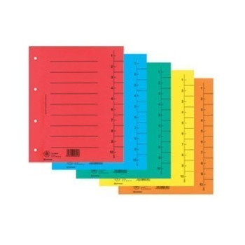 Pregradni karton A4 250g, 100/1, 5-boja mix