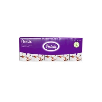 Maramice Violeta Classic 3 sloja 10/1