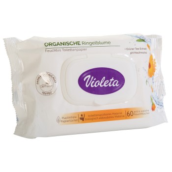 Vlažni toaletni papir Violeta s ekstraktom nevena 60/1