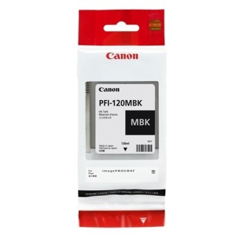 Tinta Canon PFI-120MBK mat black/crna original